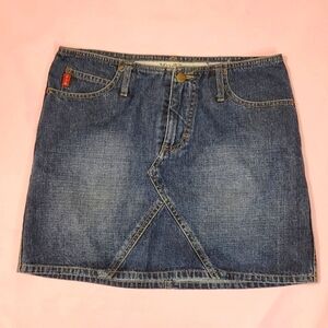 Denim Mini Skirt
